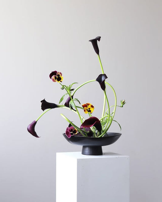 "Royal Purple Calla Lily - Black Elegance Collection"